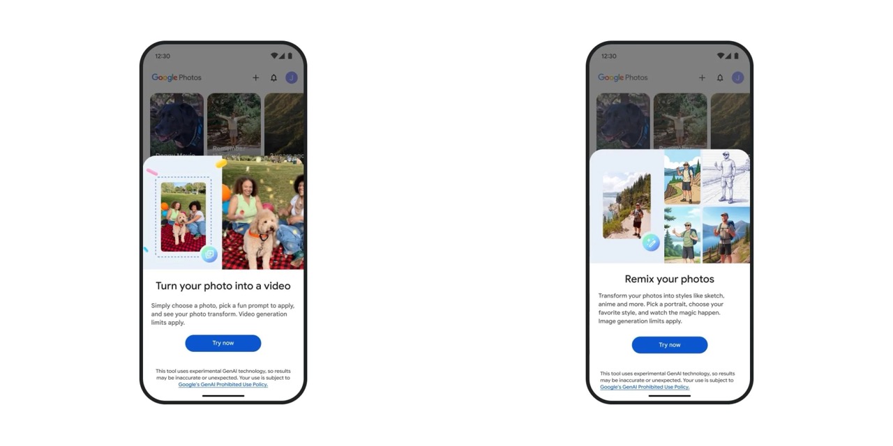 Google Photos připravuje AI nástroj na převod vašich fotografií do videí